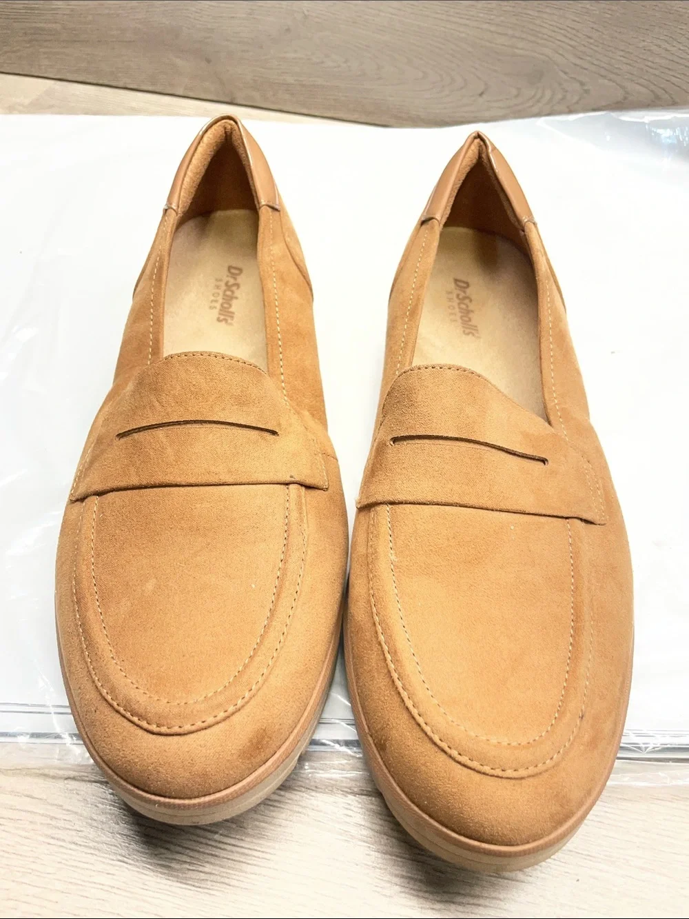 Dr. Scholl's Tan Suede Loafers